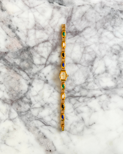 Vintage Gemstone Eye Watch