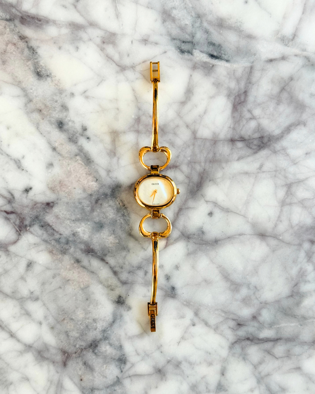 Vintage Pearlescent Gucci Horsebit 1600