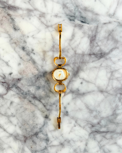 Vintage Pearlescent Gucci Horsebit 1600