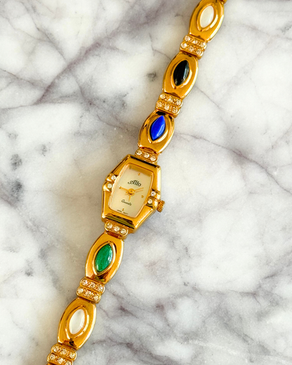 Vintage Gemstone Eye Watch