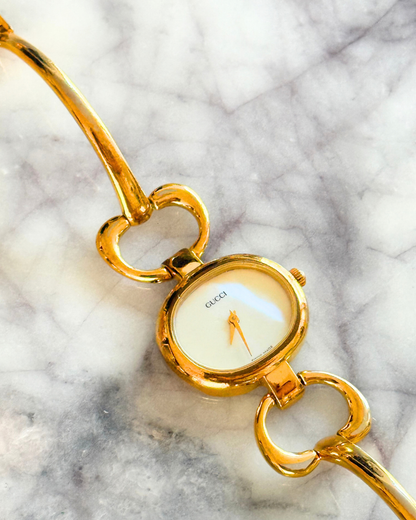 Vintage Pearlescent Gucci Horsebit 1600