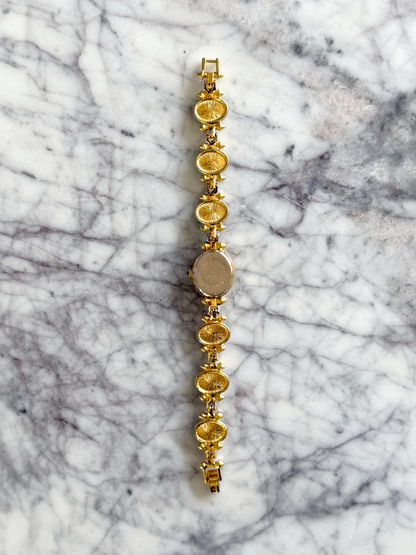 Vintage Faceted Gemstone Watch