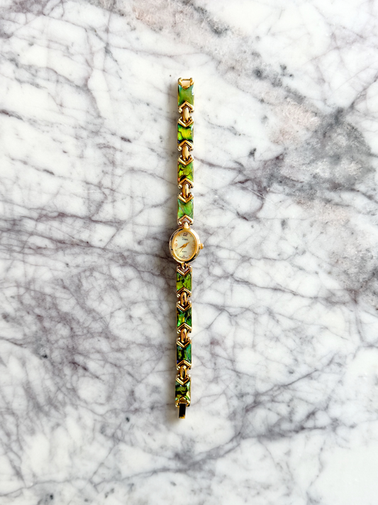 Vintage Geo Abalone Watch