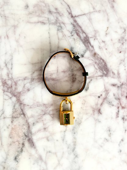 Vintage Hermes Classic Kelly Lock Watch