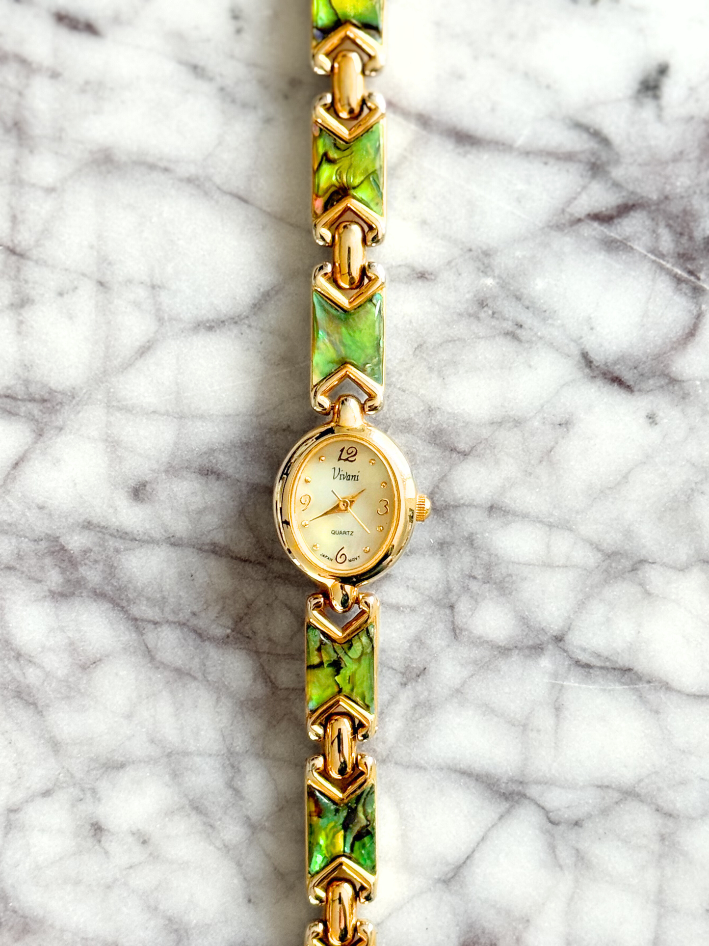 Vintage Geo Abalone Watch