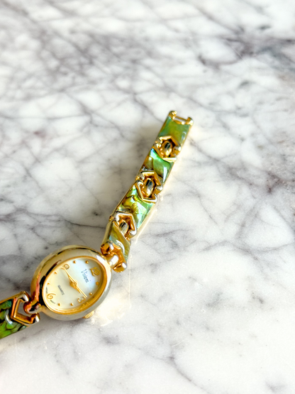 Vintage Geo Abalone Watch