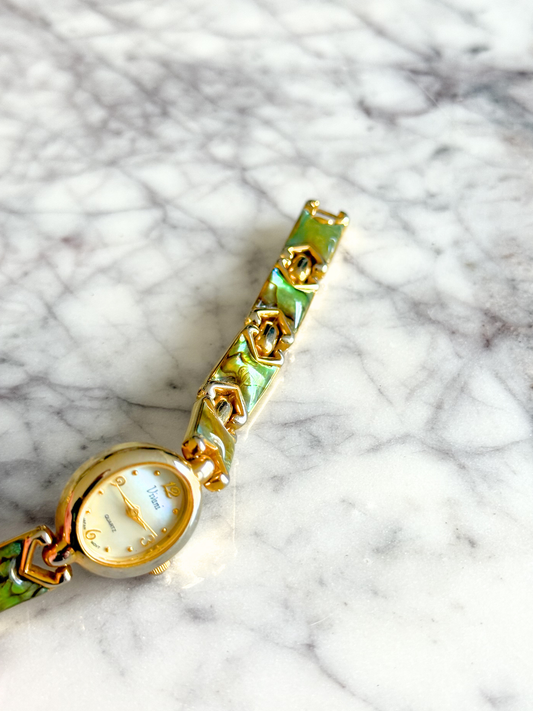 Vintage Geo Abalone Watch