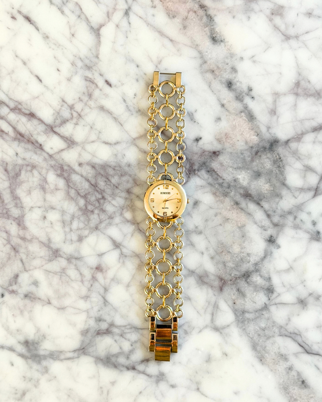 Vintage Mixed Metal Loop Watch