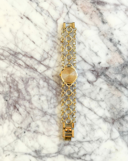 Vintage Mixed Metal Loop Watch