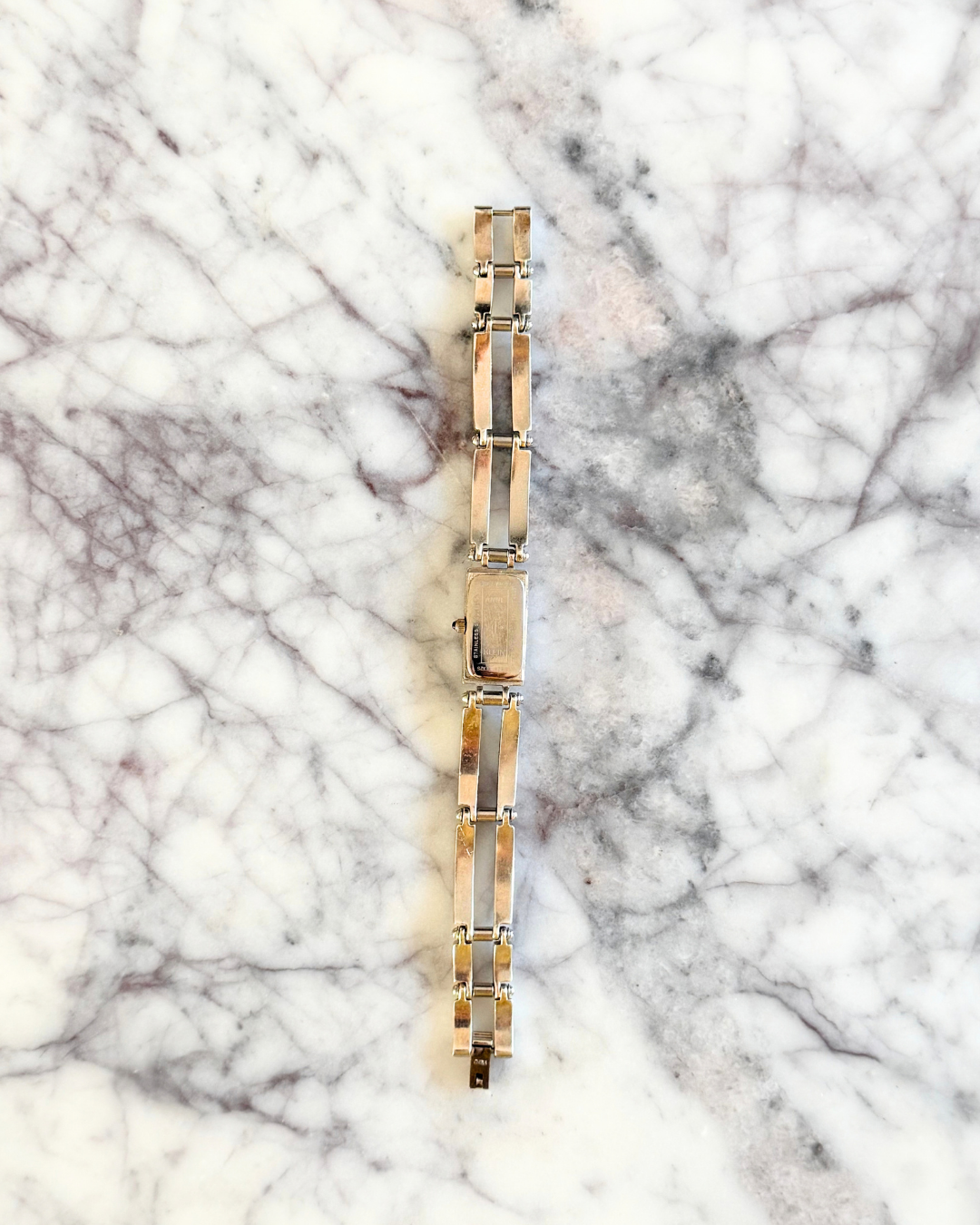 Silver Ladder Band Watch