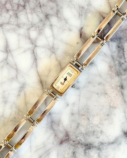Silver Ladder Band Watch