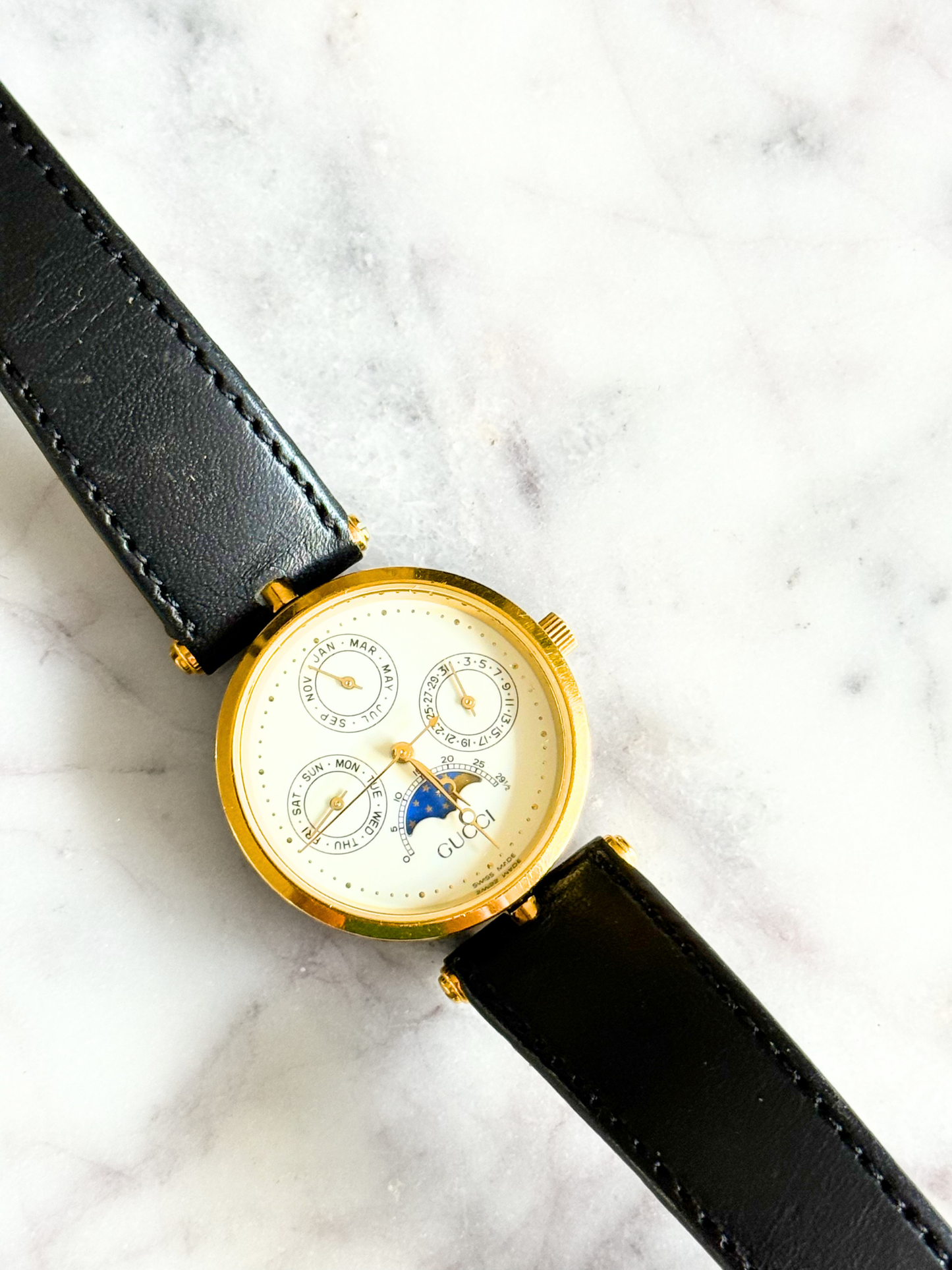 Vintage Gucci Moonphase Unisex Watch