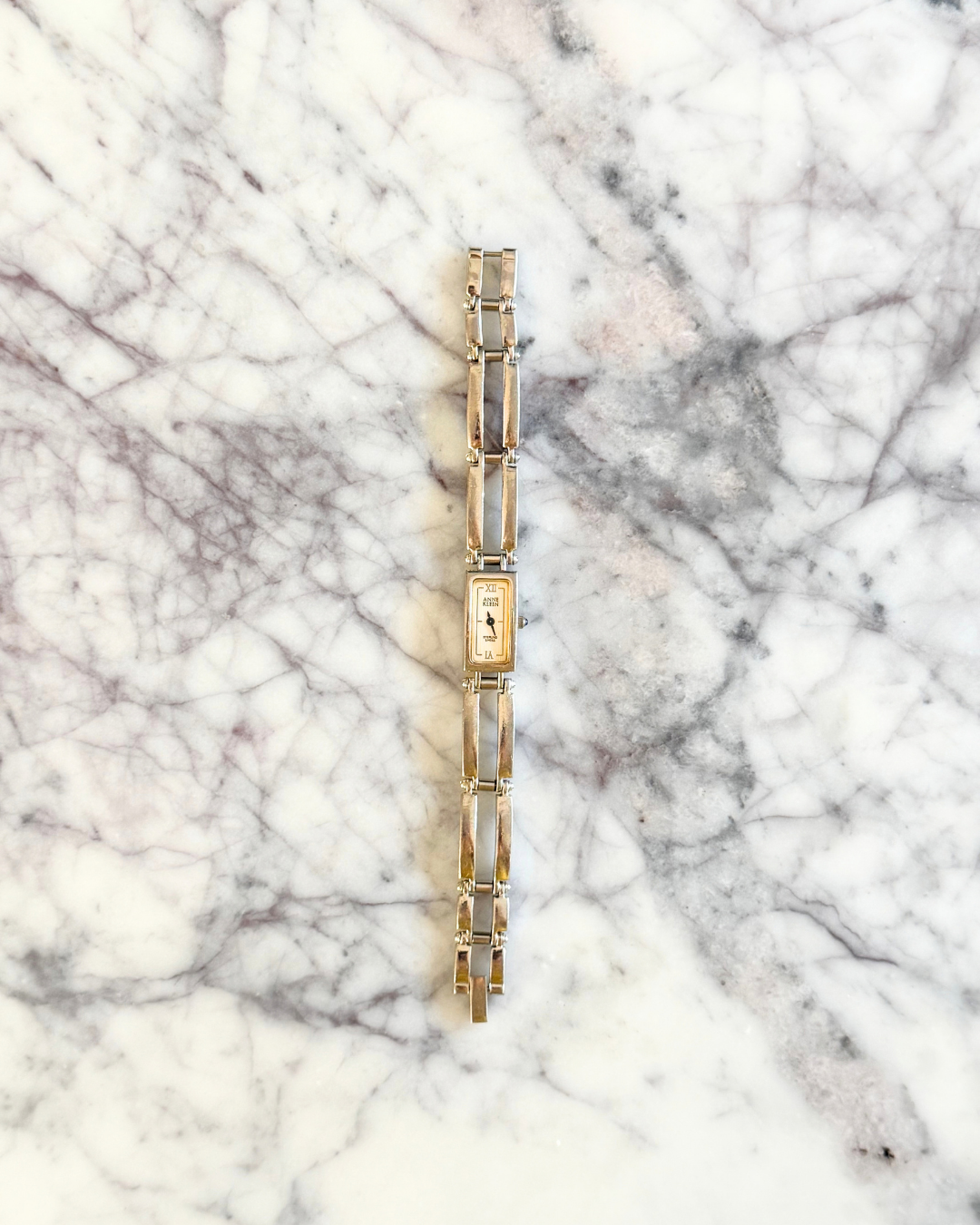 Silver Ladder Band Watch