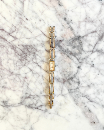 Silver Ladder Band Watch