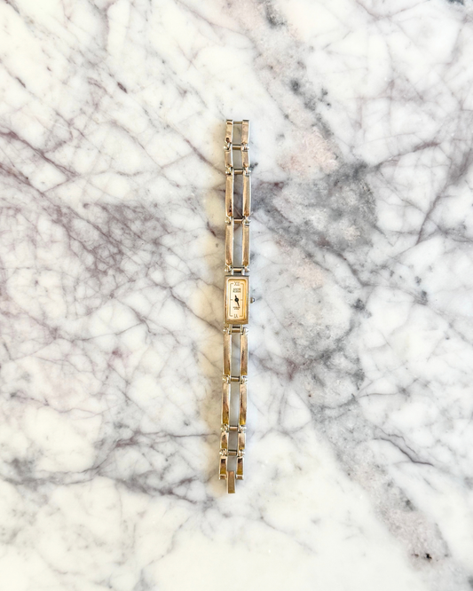 Silver Ladder Band Watch