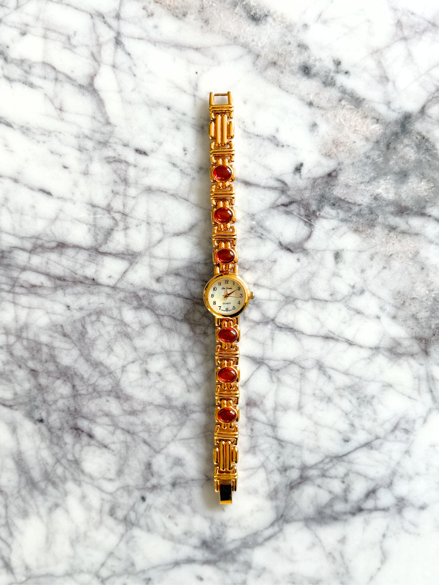 Vintage Amber Lee Sands Gemstone Watch