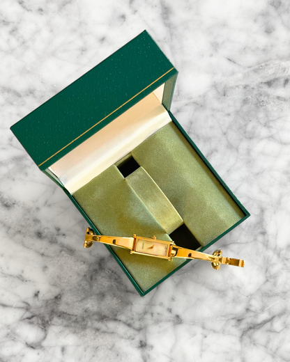Vintage Gucci Reversible Horsebit Pearlescent Watch