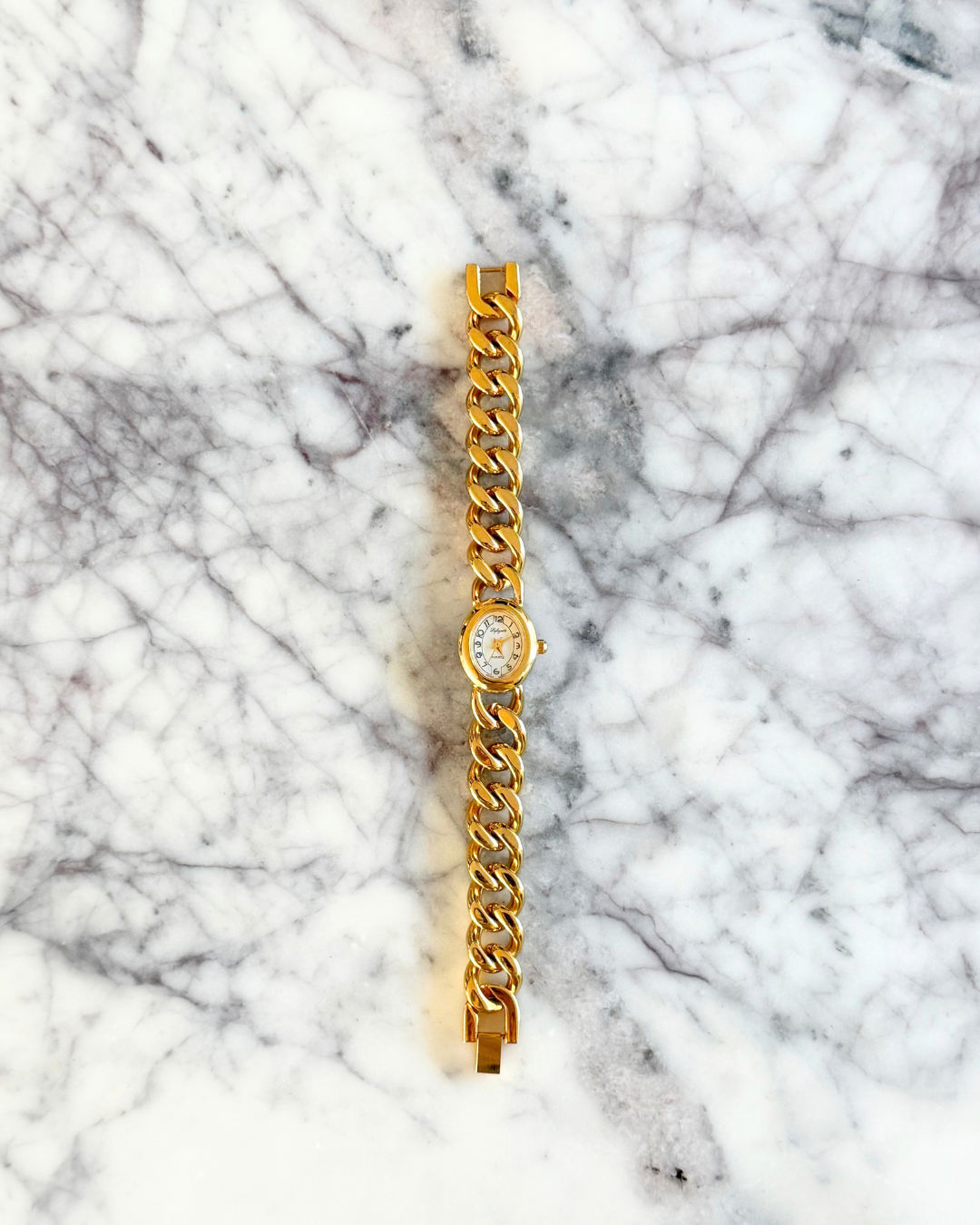 Vintage Gold Chain Watch