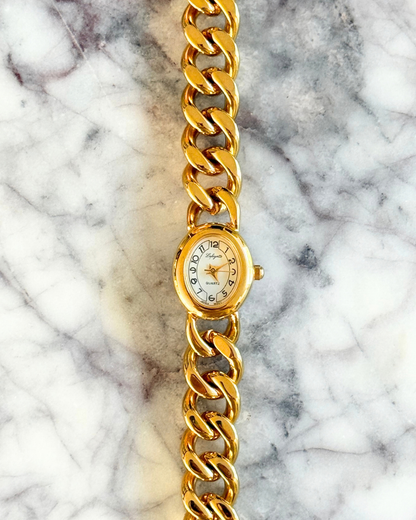 Vintage Gold Chain Watch