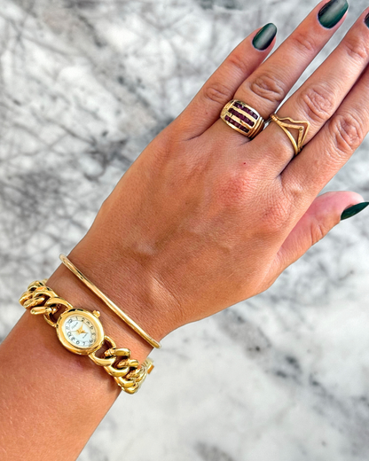 Vintage Gold Chain Watch