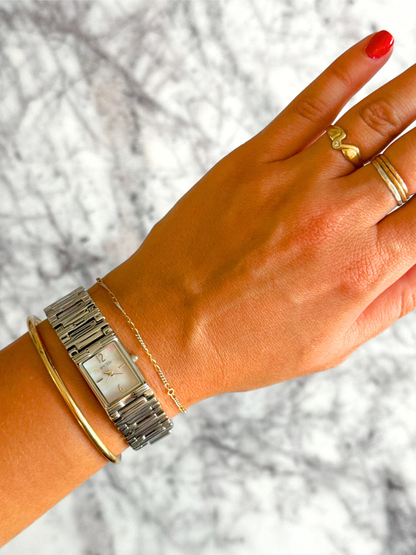 Vintage Silver H Link