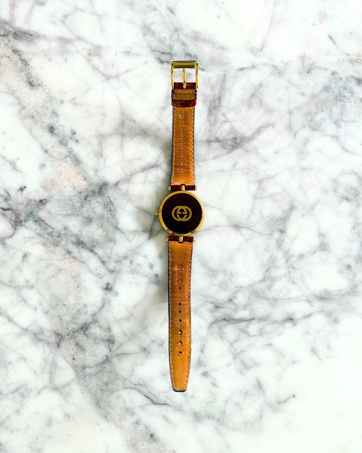Vintage Gucci Unisex Sherry Line Stack Watch