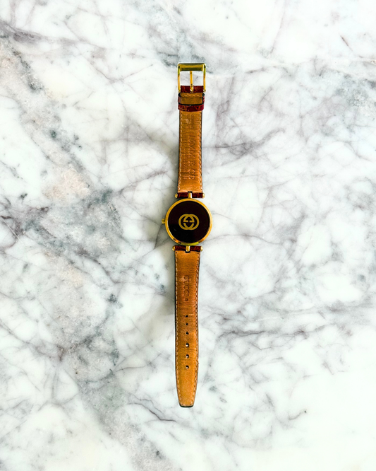 Vintage Gucci Unisex Sherry Line Stack Watch