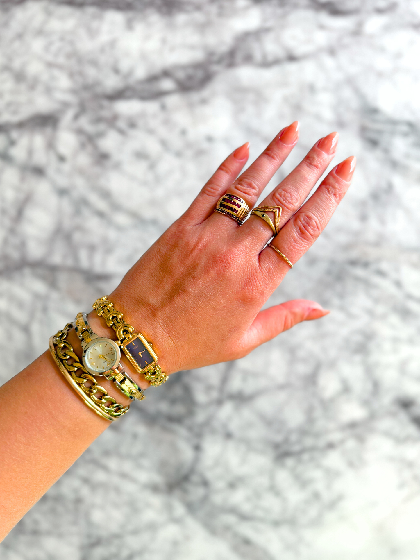 Vintage Citizen Navy Arc Band