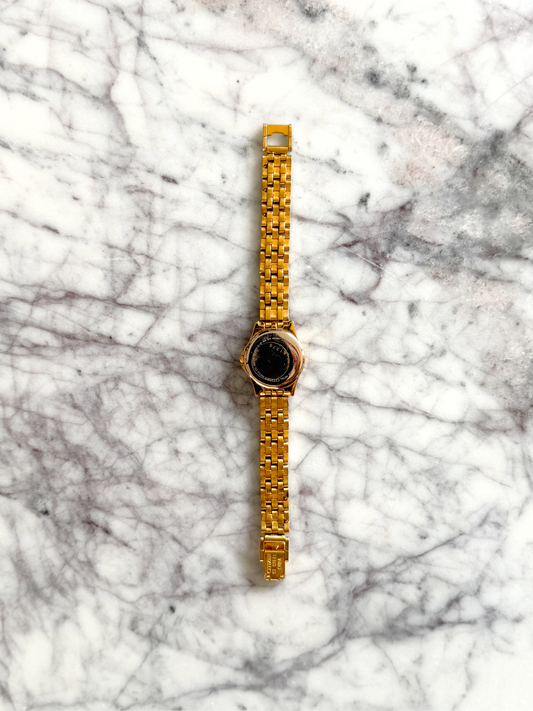 Vintage Gold Citizen Menswear Style with Abalone Dial
