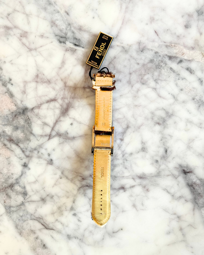 Vintage Fendi Pony Hair Deadstock Flip Watch