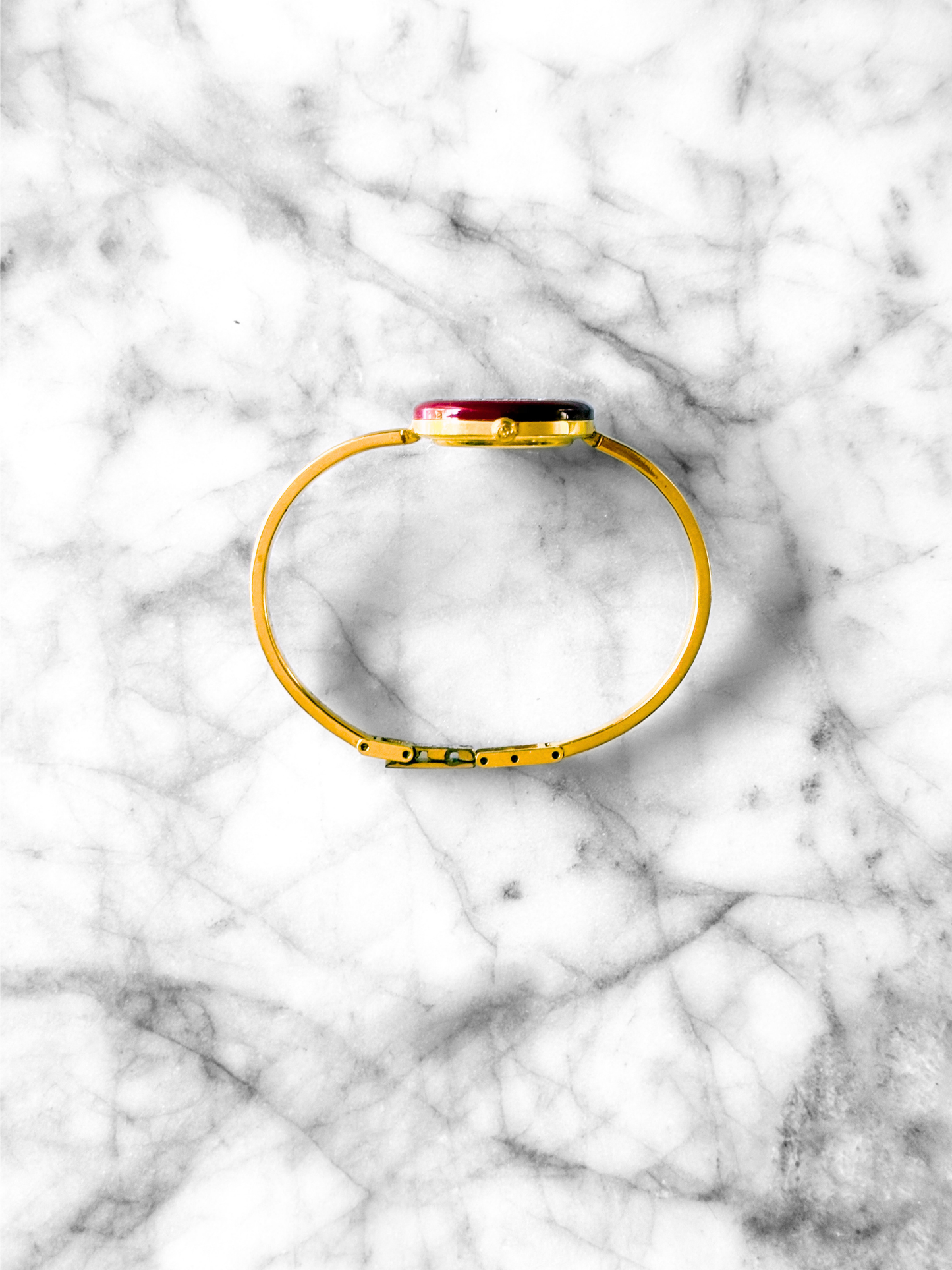 Vintage Gucci Full Interchangeable Bezel Watch Set | Classic Gold Bangle