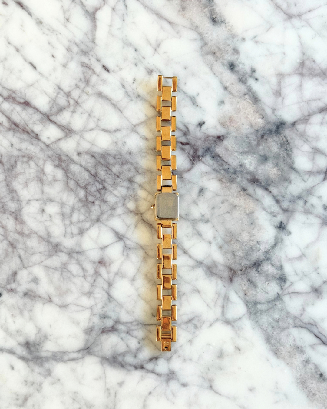 Vintage Gold Square Dial Watch