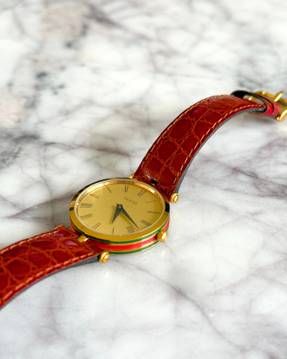 Vintage Gucci Unisex Sherry Line Stack Watch