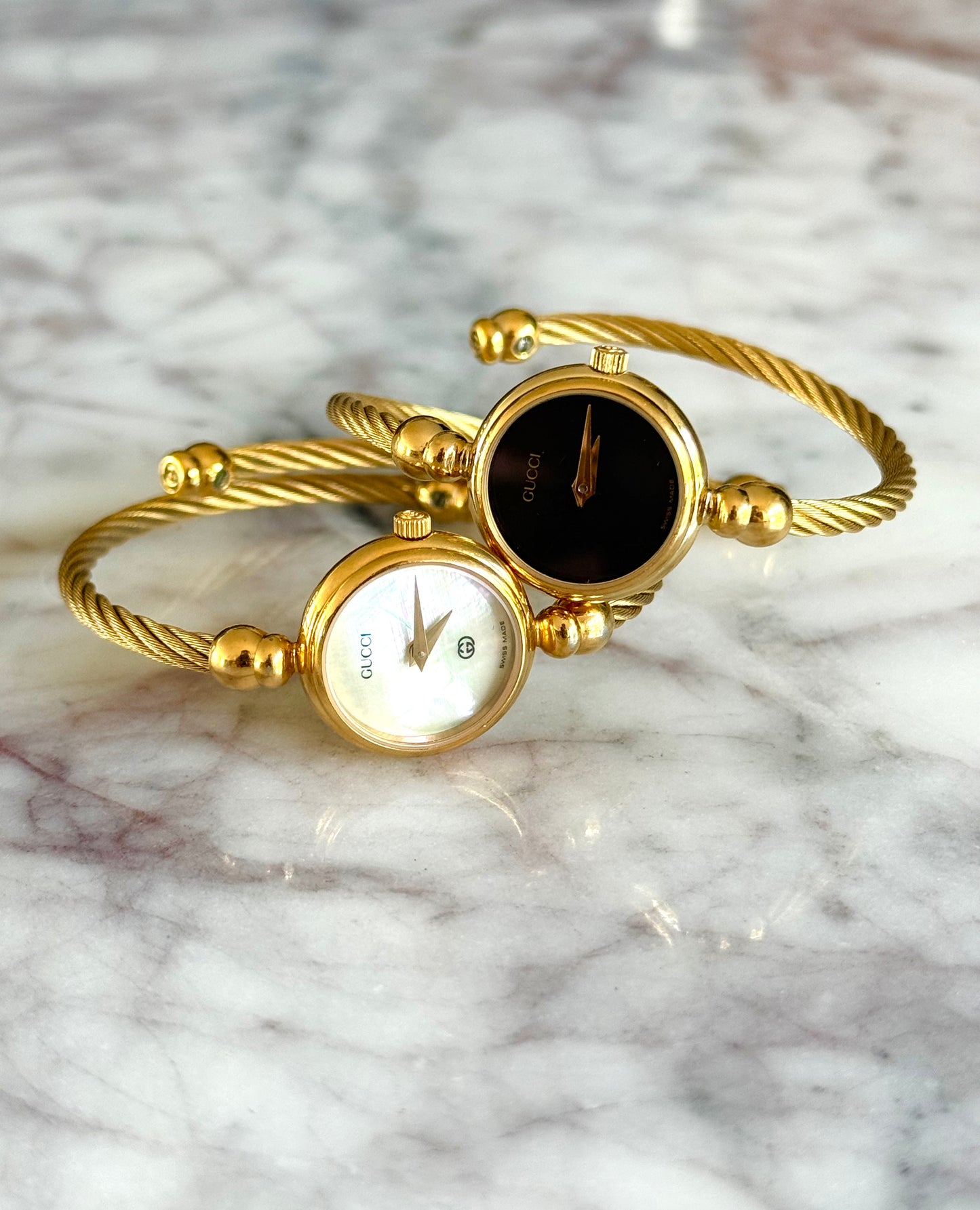 Authentic Gucci Wrap Watch with Black Dial